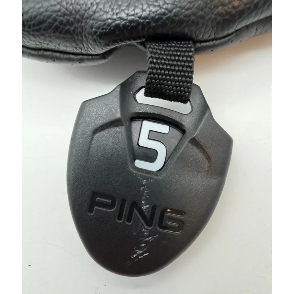 PING G425 Fairway Wood Golf Club Headcover - Black Grey White Adjustable Tag OEM